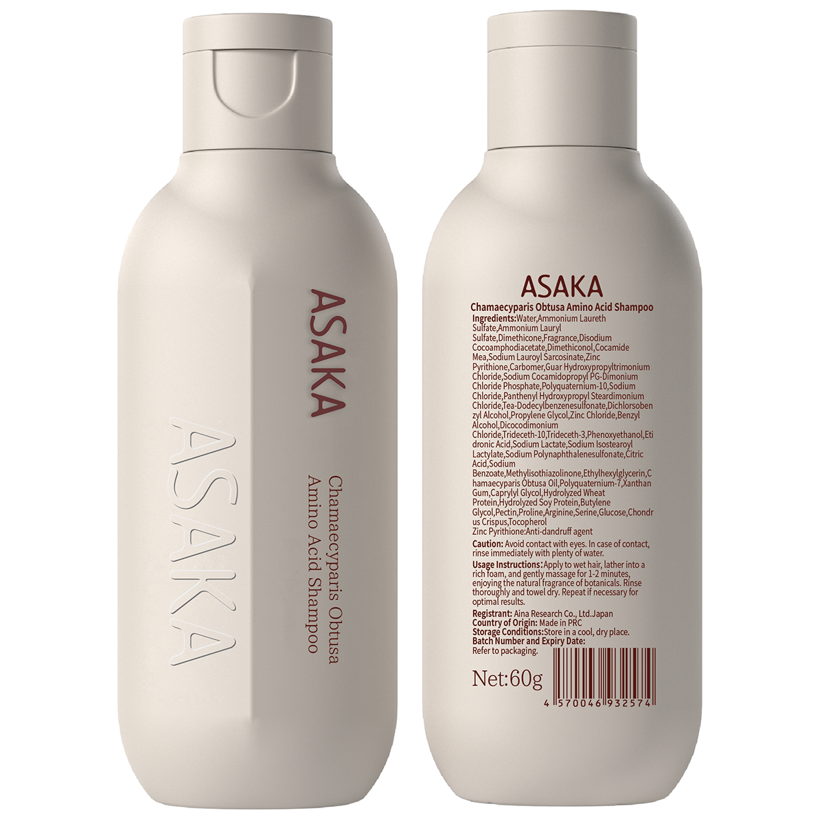 ASAKA Chamaecyparis Obtusa Amino Acid Shampoo